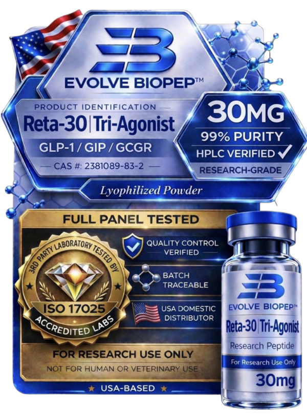 Reta-30 | Tri-Agonist Research Peptide 30mg